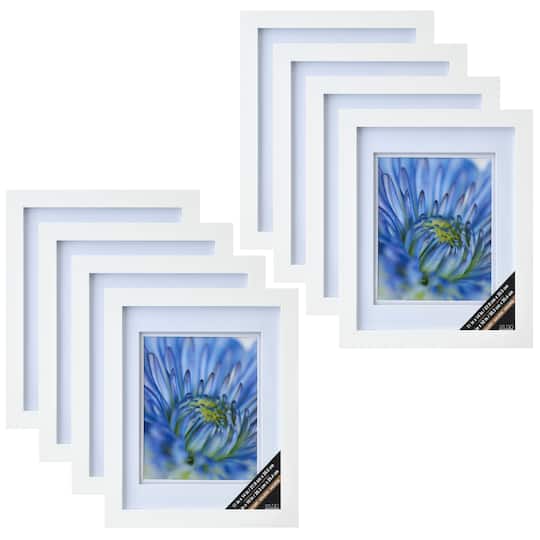 8 Pack: White Gallery Wall Frame with Double Mat Airfloat Gallery&#x2122; by Studio D&#xE9;cor&#xAE;